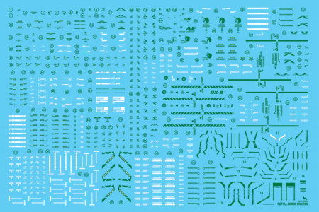 HCD0154. RG FULL ARMOR UNICORN [Last Battle Ver.] HOLO WATER DECAL