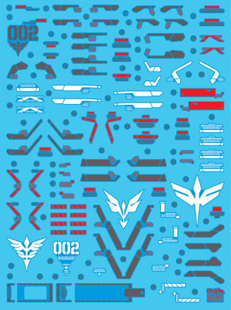 Decals - HCD0238. MG Sinanju Stein [ Ver.NT ] WATER DECAL