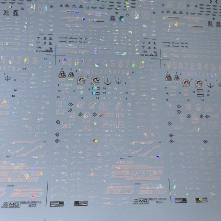 Decals - HCD0310. MG JESTA WATER DECAL(HOLO)