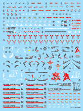 HCD0364. RG RX-93 NU HOLOGRAM WATER DECAL