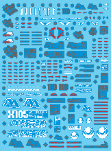 HCD0367. MG AILE STRIKE Ver. RM HOLOGRAM WATER DECAL