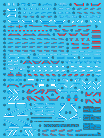 Decals - HCD0462. MG SANDROCK CUSTOM WATER DECAL