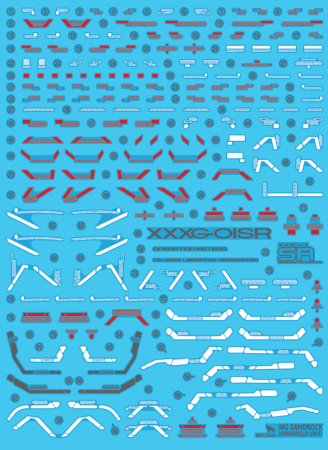 HCD0502. MG SANDROCK ARMADILLO UNIT WATER DECAL