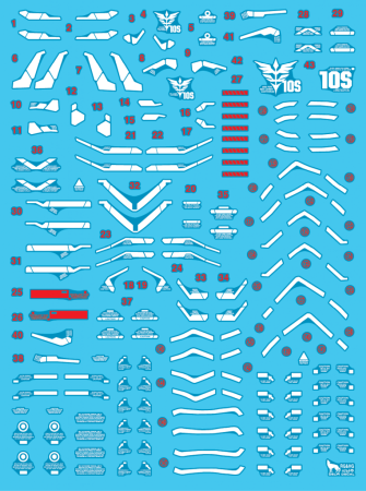 Decals - HCD0765. RG HG SINANJU WHITE WATER DECAL (Normal)