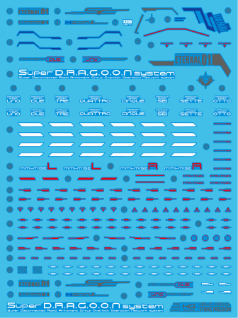 HCD1051. HGCE STRIKE FREEDOM WATER DECAL