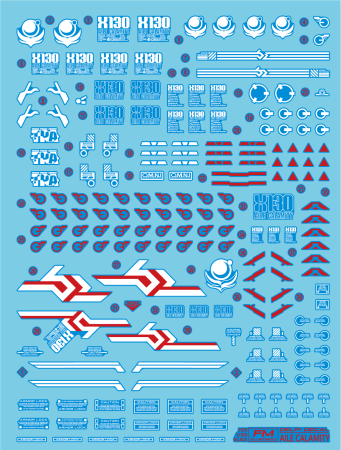 Decals - HCD1052. 1/100 AILE CALAMITY WATER DECAL