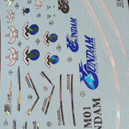Decals - HCD1056. HG TURN A WATER DECAL Holo