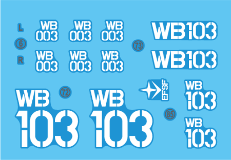 Decals - HCD1058. PG UNLEASHED CASVAL+G3 WATER DECAL