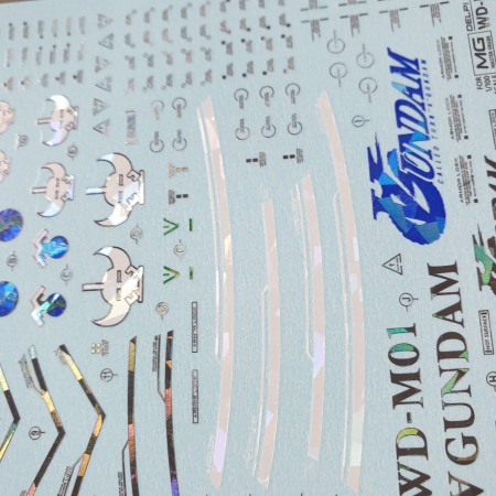 Decals - HCD1067 MG TURN A WATER DECAL Holo