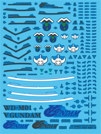 Decals - HCD1068 MG TURN A WATER DECAL Normal