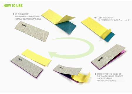 HCD1071 [STYLE X] ALUMINUM SANDING BAR - SET B [4]