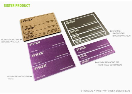 HCD1071 [STYLE X] ALUMINUM SANDING BAR - SET B [6]