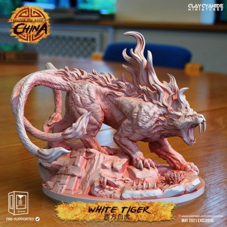 Miniaturi - HCM 021. White Tiger
