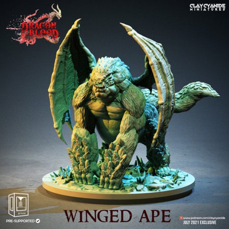 Miniaturi - HCM 060. Winged_Ape