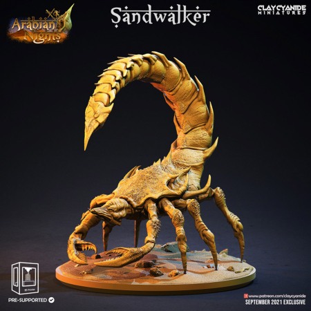 Miniaturi - HCM 091. Sandwalker