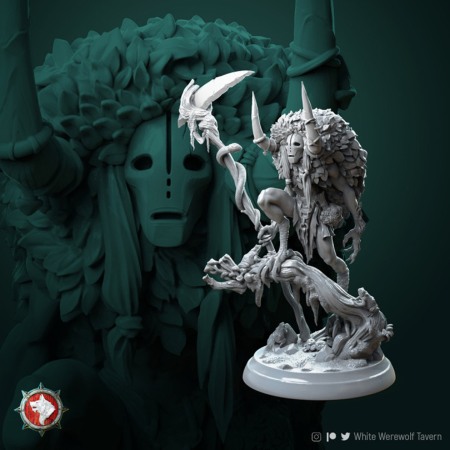 Miniaturi - HCM 171. Chmerih_Faceless_Druid