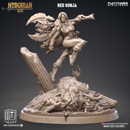 Miniaturi - HCM 220. Red Sonja
