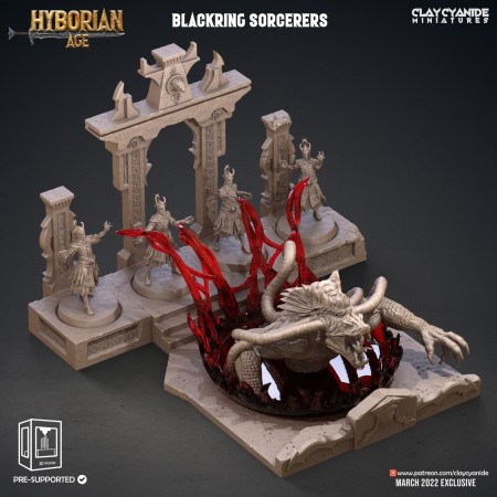 Miniaturi - HCM 229. Blackring Sorcerers