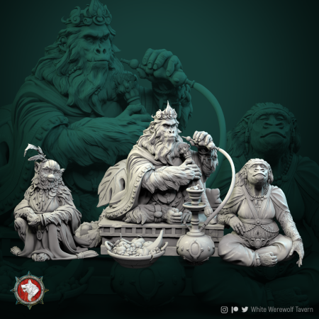 Miniaturi - HCM 273. Monkey King Diorama