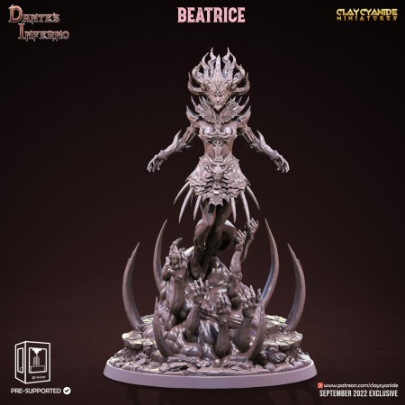 Miniaturi - HCM 319. Beatrice