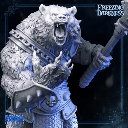 Miniatures - HCM 548 Polar War Bear