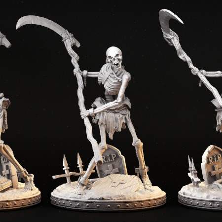 Miniaturi - HCM 617 Skeleton Scythe