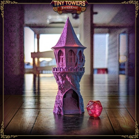 Dice Tower - HCP2032. Fae Villa Dice Tower