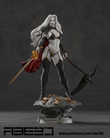 Statuete - HCS0012. Lady Death