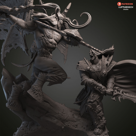 Statuete - HCSG0516 Illidan vs Arthas
