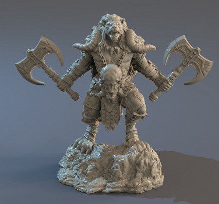 Miniaturi - HCT 201. Barbarian Lion-Man