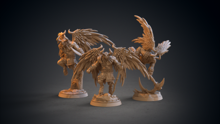 Miniaturi - HCT 293. Winged Bull-men