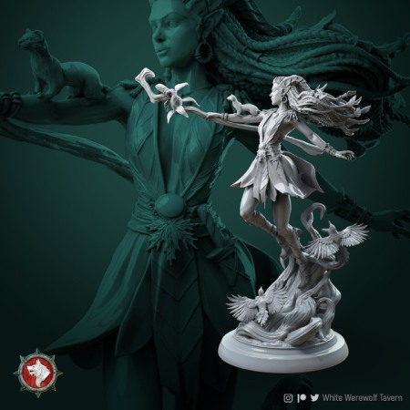 Miniaturi - HCT 343. Lesika LightEyed Druid