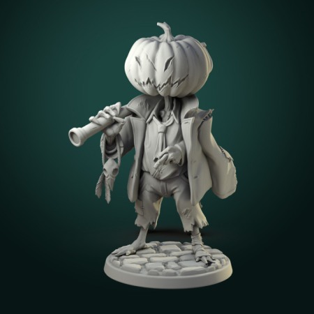 Miniaturi - HCT 357. Pumpkin Scarecrow