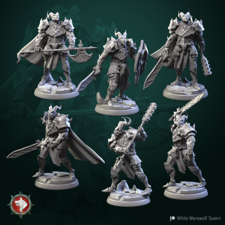 Miniaturi - HCT 492. Dragonborn knights