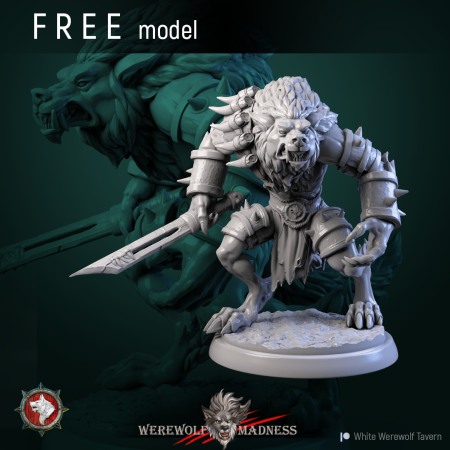 Miniaturi - HCT 544. Werewolf Warrior