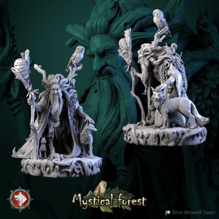 Miniaturi - HCT 557. Druid Reidar 32mm