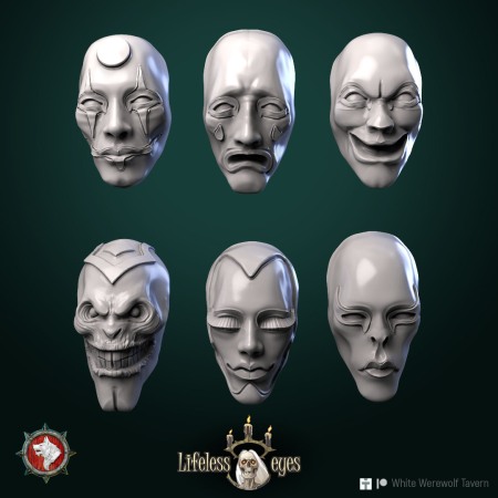 Miniaturi - HCT 586. Set of Masks