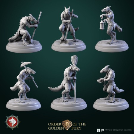 Miniaturi - HCT 596. Kobolds slaves set 6 miniatures
