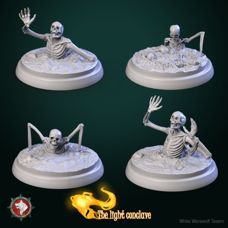 Miniaturi - HCT 698. Skeletons set