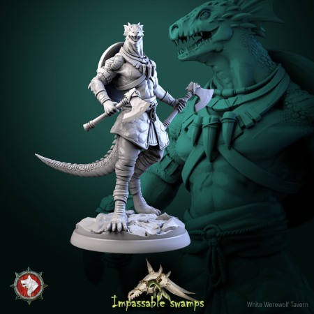 HCT 702. Lizardfolk warriors set [6]