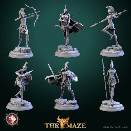 Miniaturi - HCT 709. Amazons set