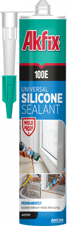 Silicon - Akfix 100E Silicon Etanșant Universal, , Elastic Permanent