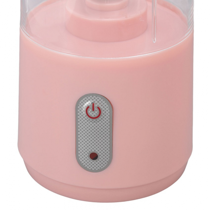 Blender Portabil, Mini Blender, 300 ml, Roz [5]