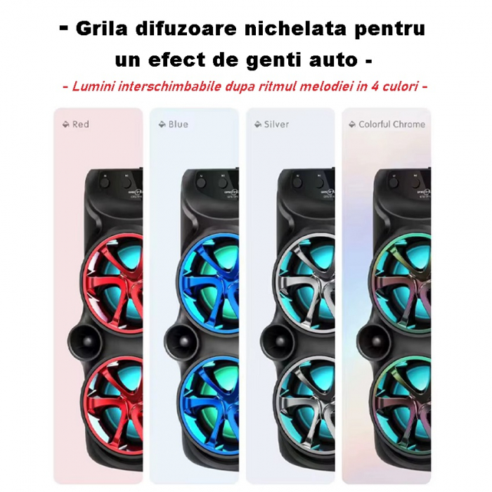 ! Boxa cu Bluetooth si microfon– Perfectă pentru Copiii ! - Pentru karaoke - [4]