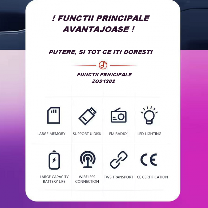 ! Boxa cu Bluetooth – Perfectă pentru Copii ! [4]