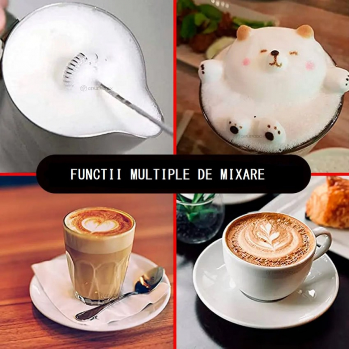 Mini Mixer Pentru Spuma de Lapte si Diferite Mixuri Lichide, Putere 4 W [5]