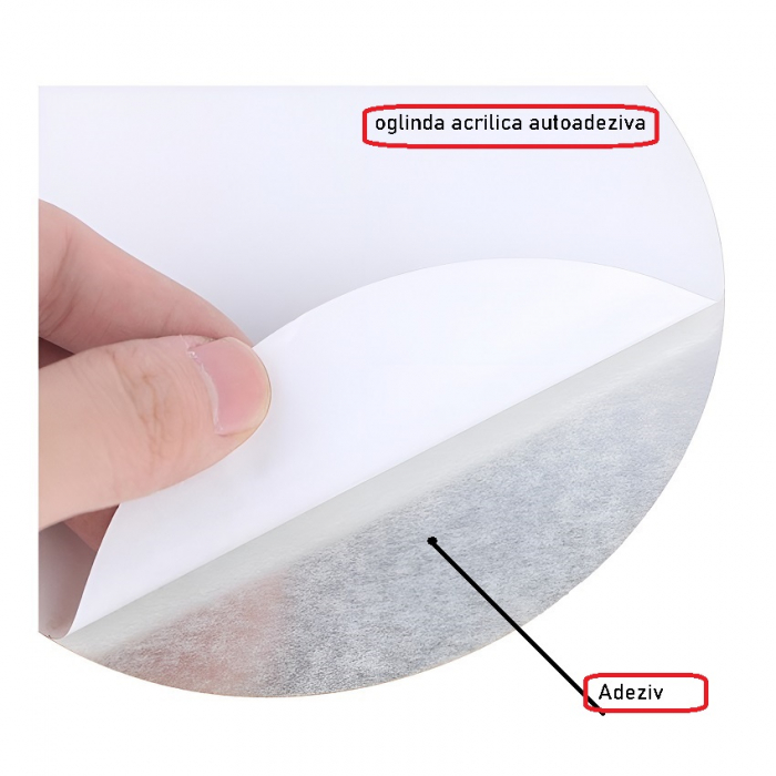 Set Stickere Acril Decorativ, Geometric, 200 mm x 200 mm x 4 bucati [5]