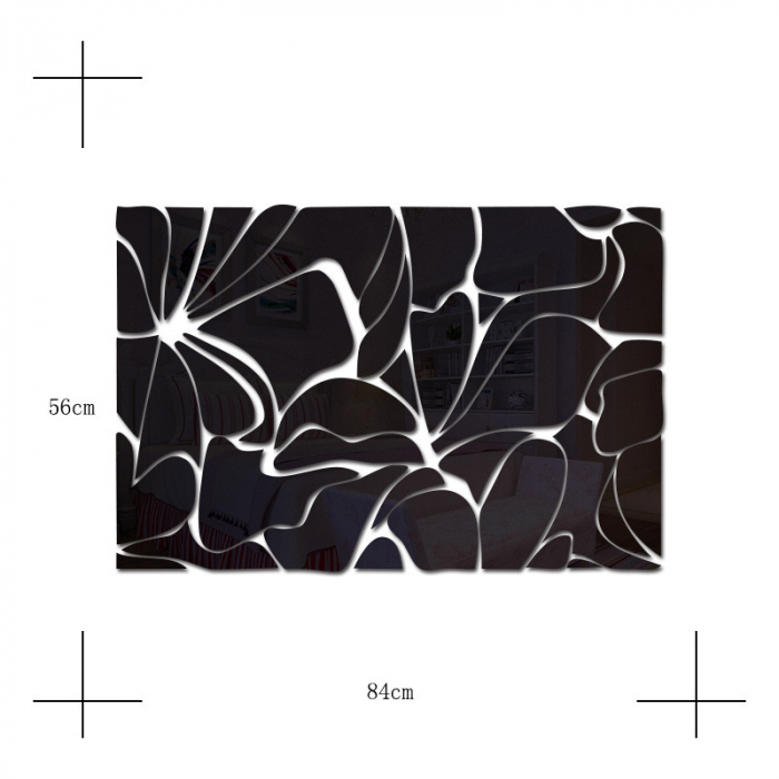 Sticker Acril Decorativ Oglinda, Creativ, 84 cm x 56 cm x 2 mm Grosime [2]
