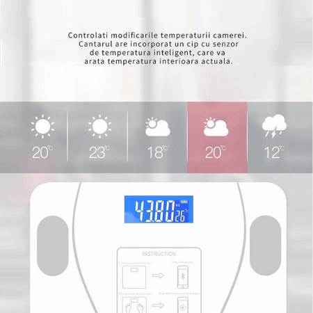 ! Cântar inteligent, creat pentru a te ajuta să slăbești eficient ! [5]