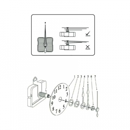 Ceas Decorativ Sticker, Fara Zgomot, Black Flower, 550 mm x 550 mm [4]
